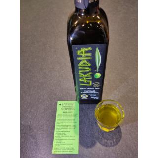 Olivenöl grün 500 ml-Flasche (von Lakudia, Essingen)