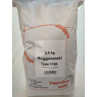 Mehl Roggen 1150   2,5 kg