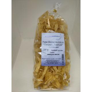 Dinkelnudeln "Bandnudel" 7 mm, 250 gr