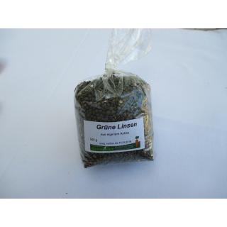 Linsen (grüne Linsen) 500 gr