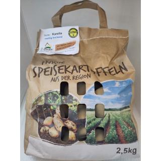 Speisekartoffel "Karelia" 2,5 kg-Tüte, mehlig kochend